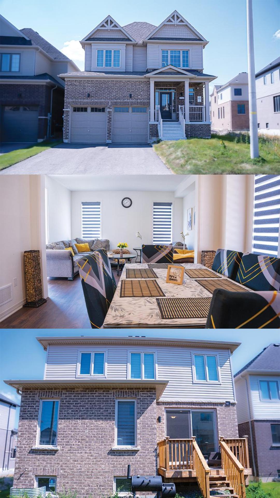 Modern 4Br House In Barrie! Villa Exteriör bild